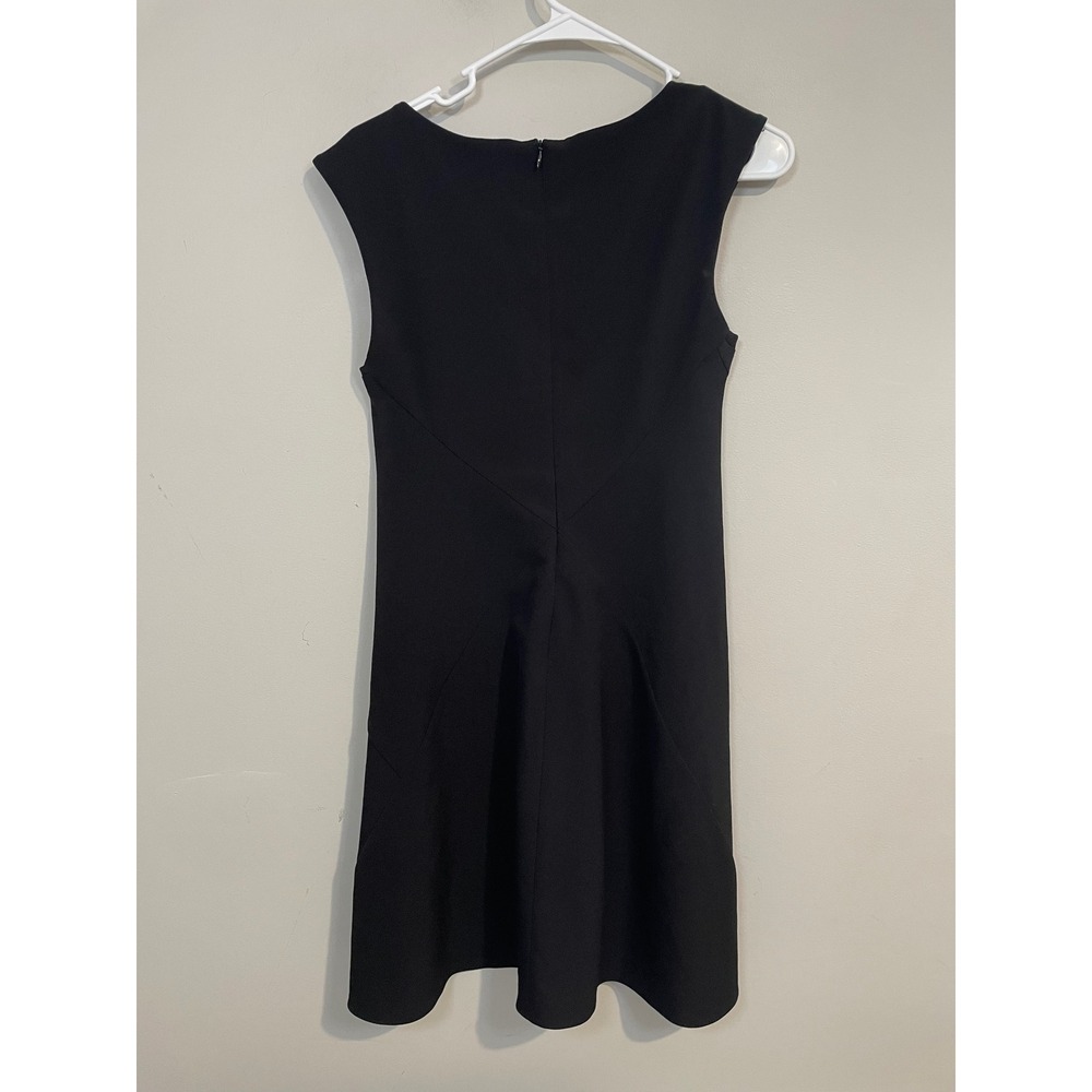 M.M. Lafleur Pauline Dress in Black Size 2 Classic Quiet Luxury LBD - Picture 4 of 8